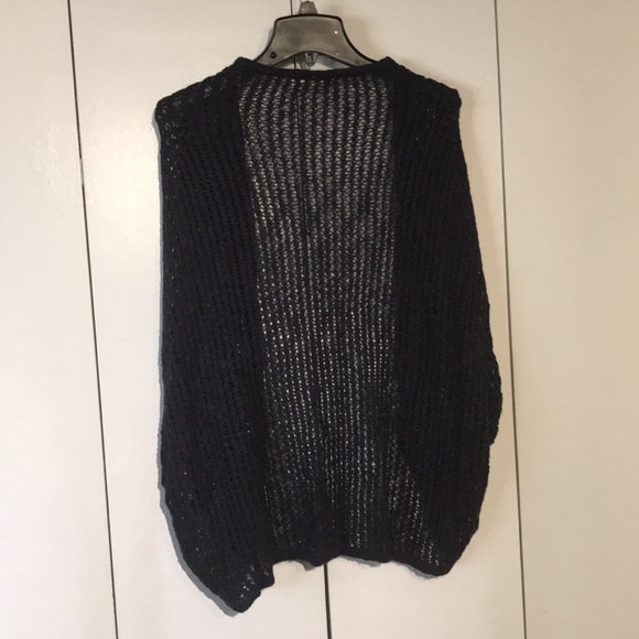 Cato Women’s Knit Cardigan Size Large Navy Blue Sleeveless Cardigan - Picture 2 of 6